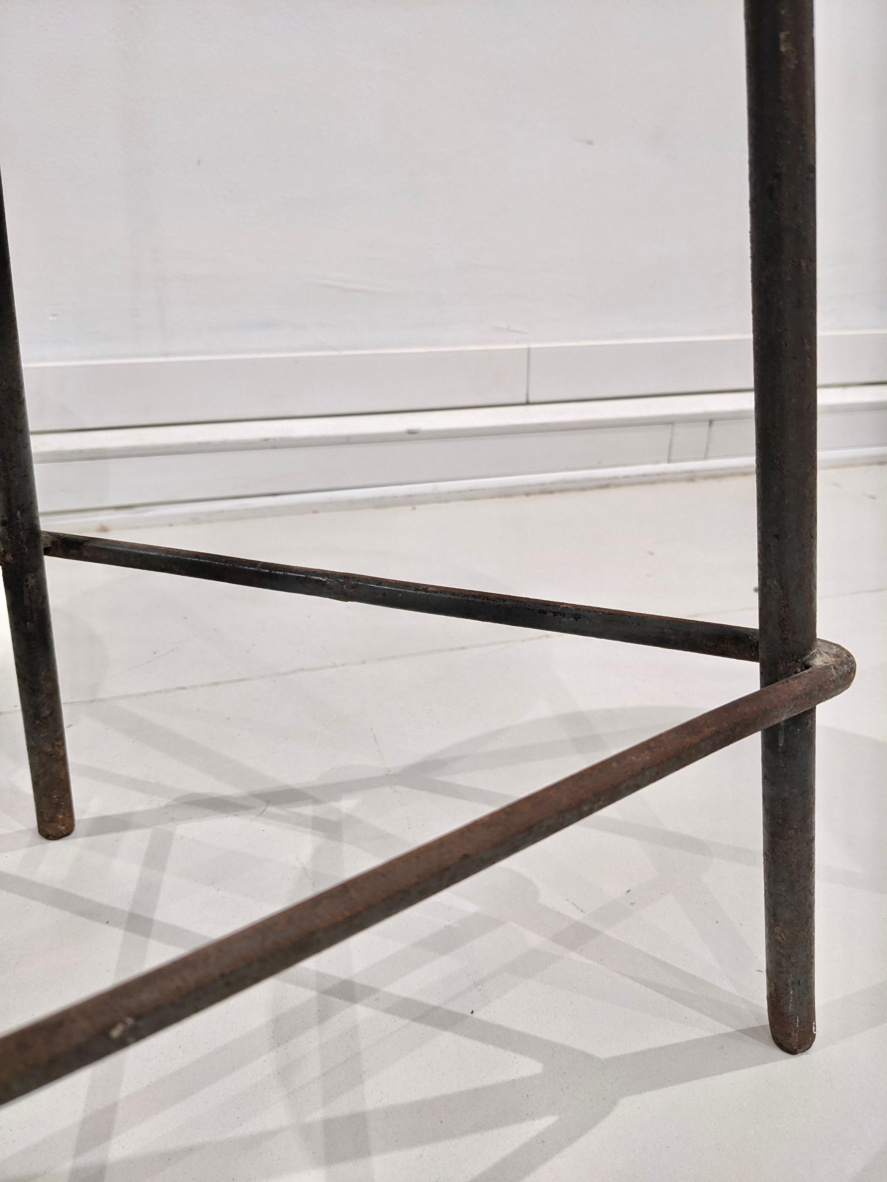 Metal Stool by Pierre Jeanneret 2