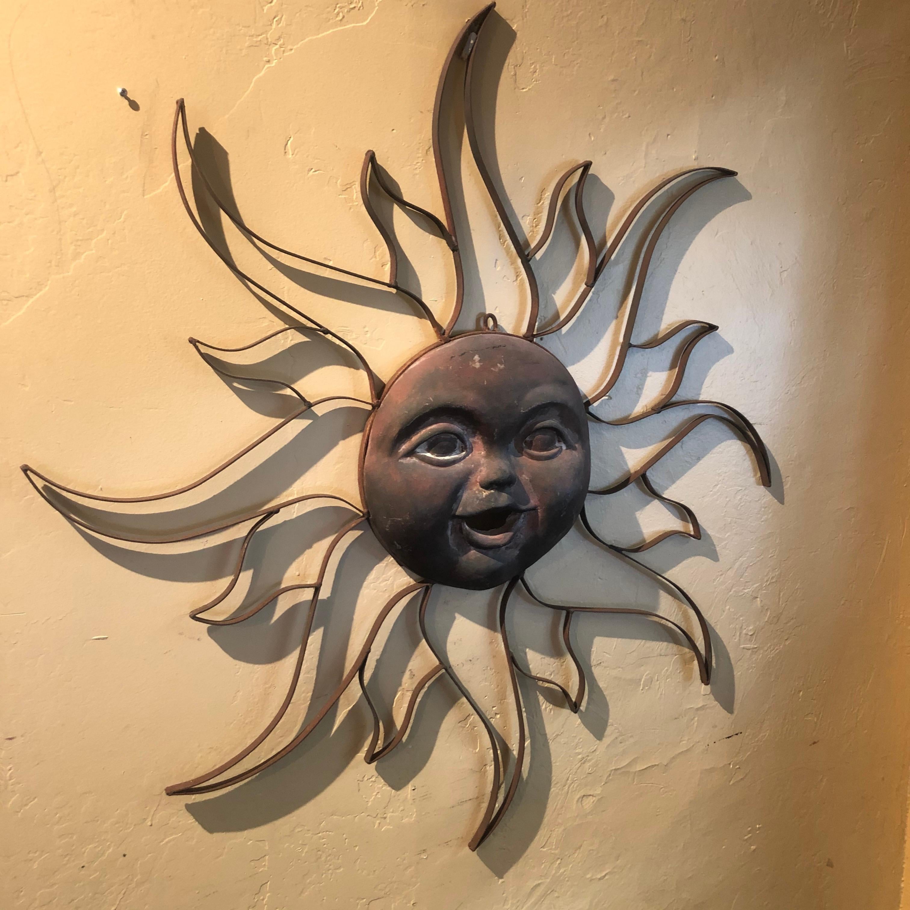 sun wall sculpture