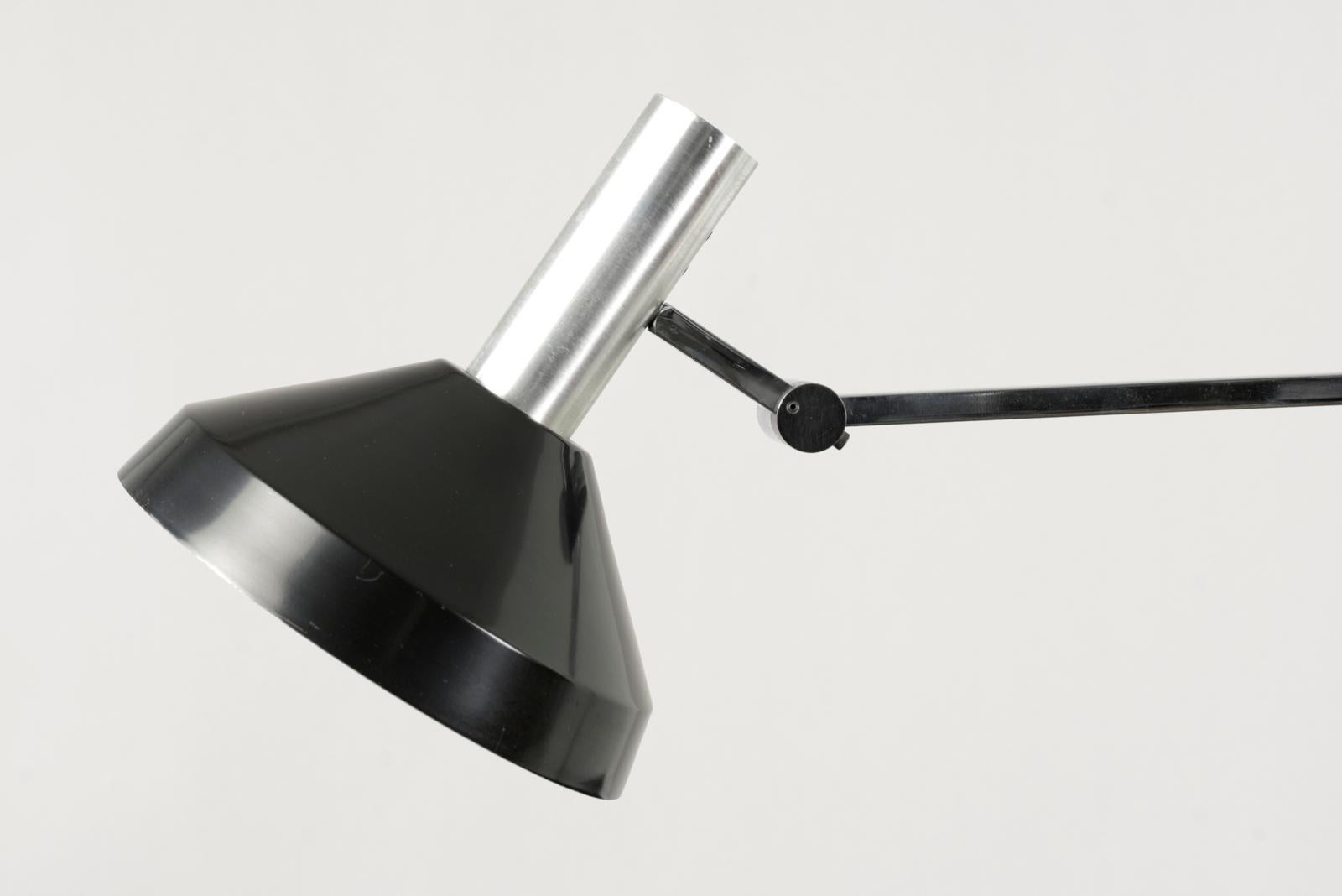 Metal Table Lamp by Baltensweiler, Switzerland - 1960 For Sale 2