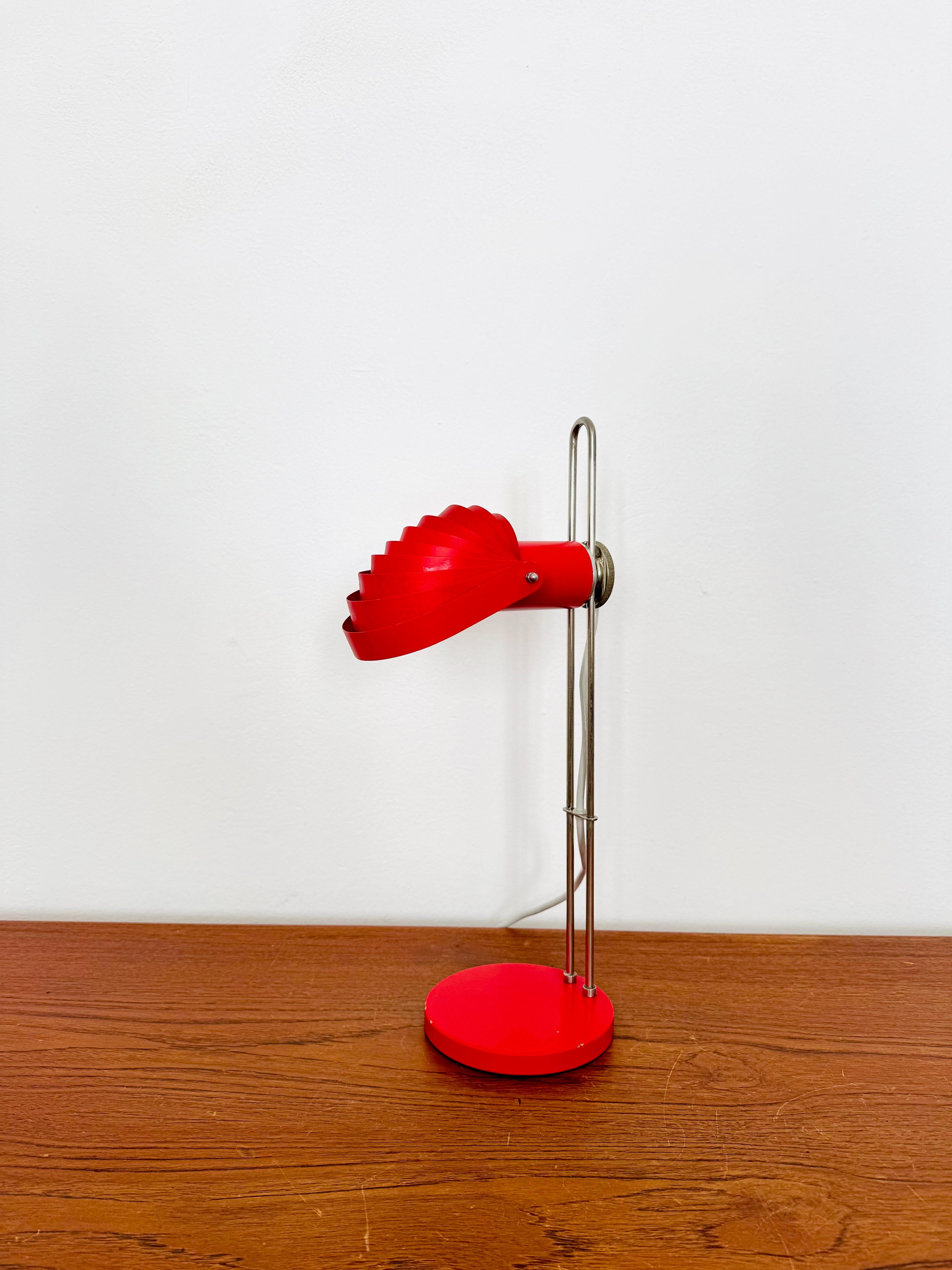 Lámpara de mesa de metal by E.R. Nele para Temde Suizo en venta
