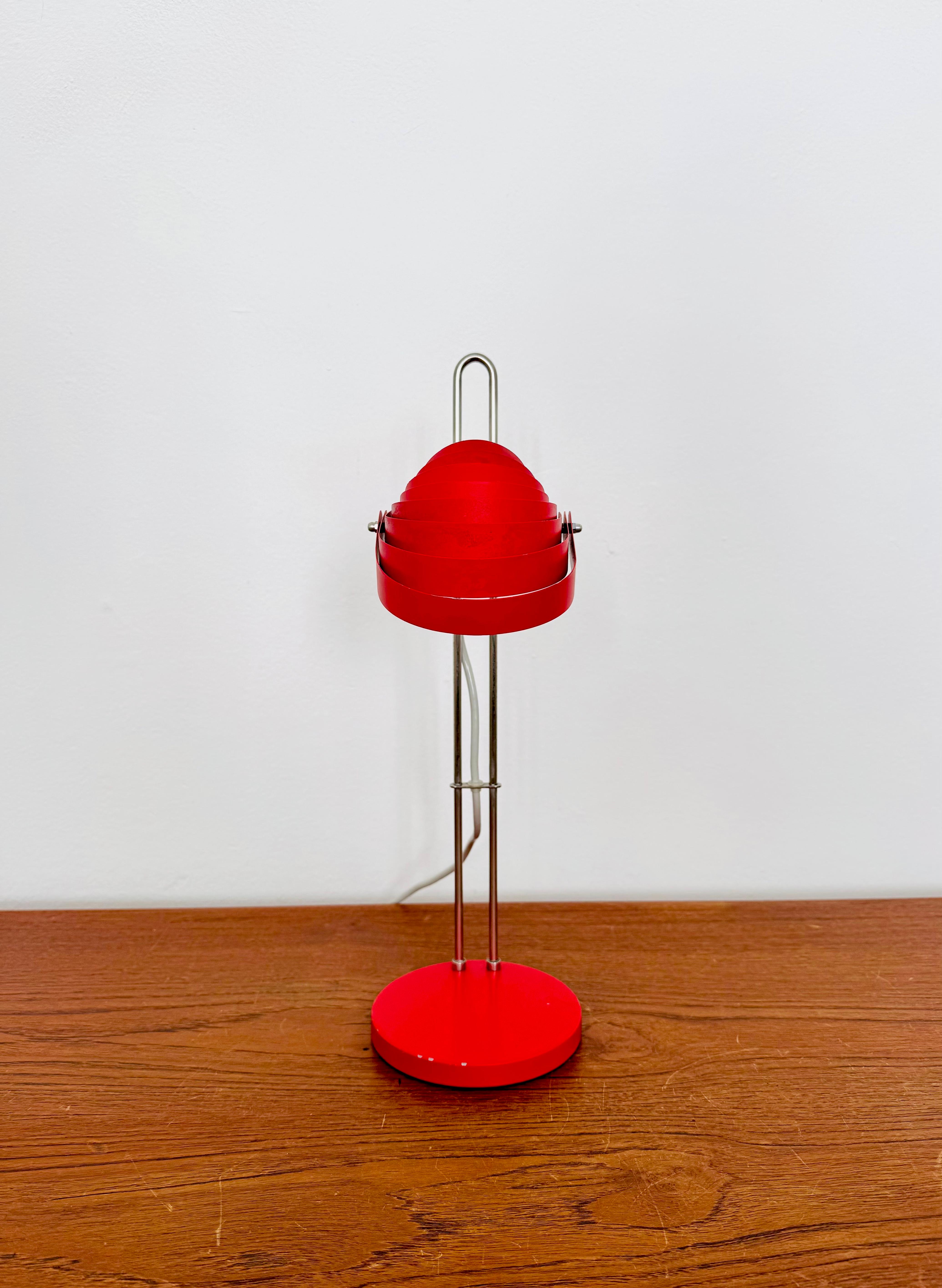 Lámpara de mesa de metal by E.R. Nele para Temde en Bueno estado para la venta en München, DE