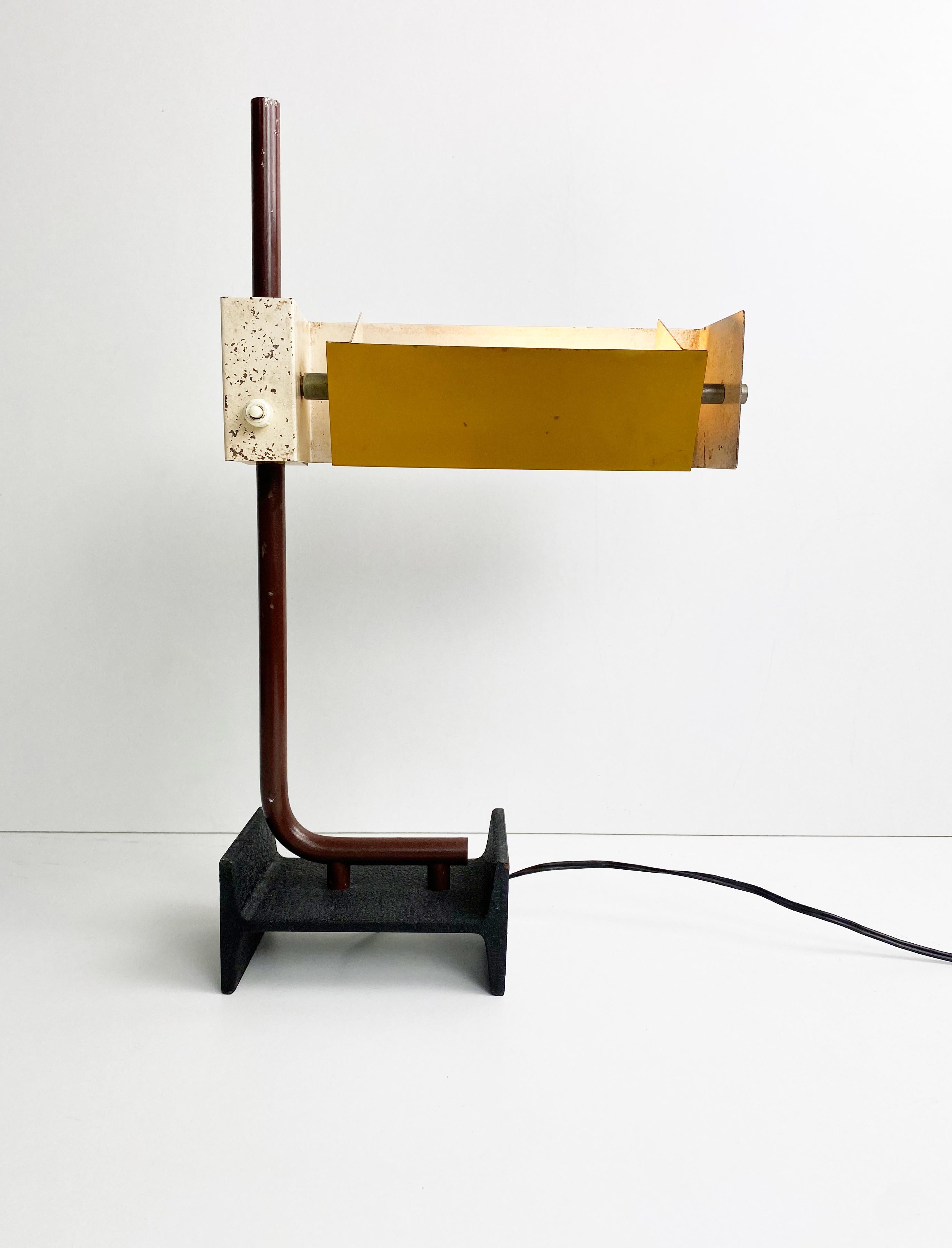 Metal Table Lamp by Goffredo Reggiani for Reggiani, Italy, c.1960 4