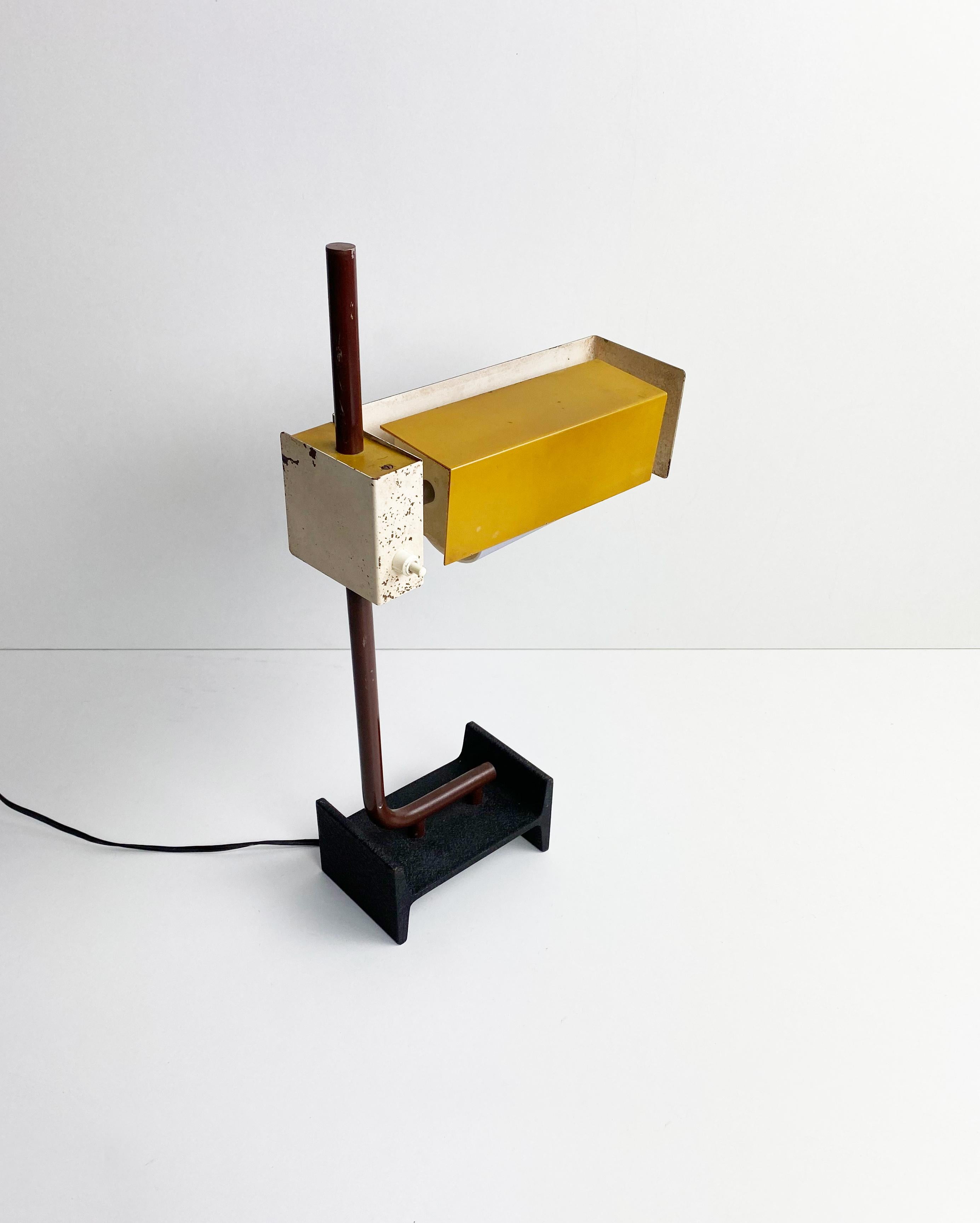 Mid-20th Century Metal Table Lamp by Goffredo Reggiani for Reggiani, Italy, c.1960