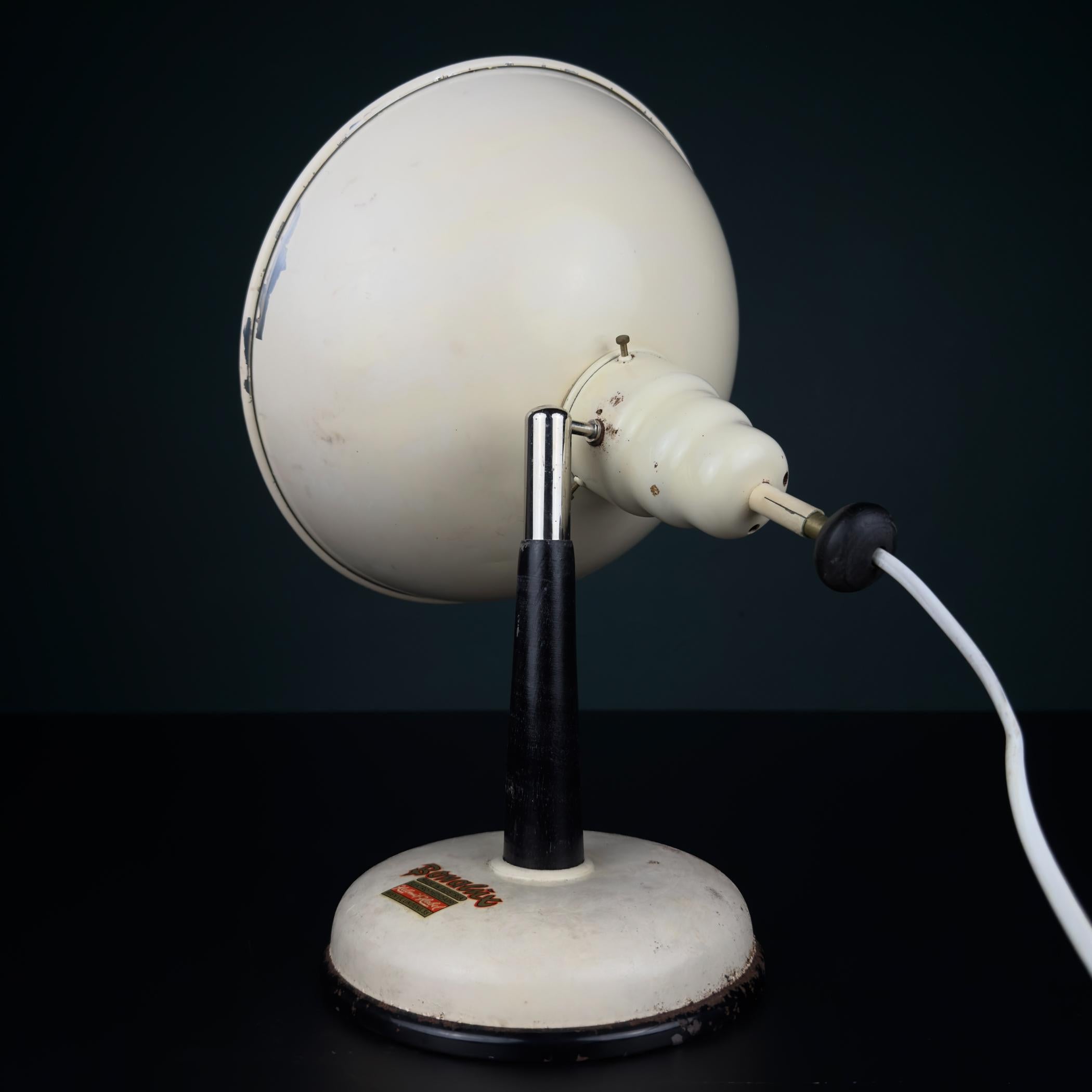 Lampe de table en métal, Vintage 1960s, Autriche en vente 10