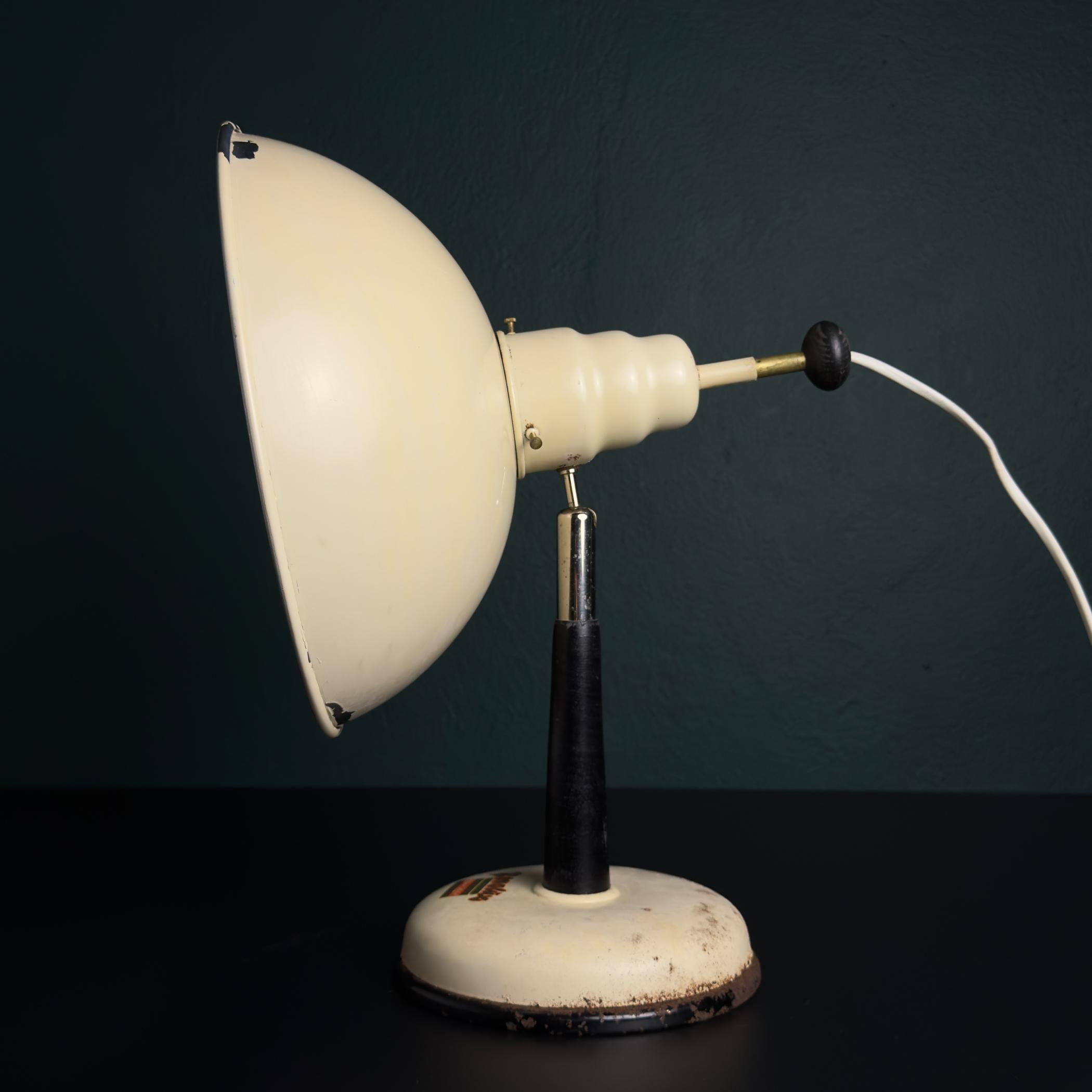 Mid-Century Modern Lampe de table en métal, Vintage 1960s, Autriche en vente