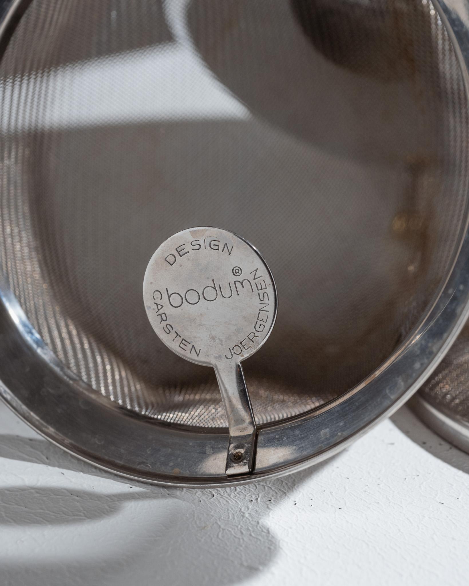 Metal teapot by Bodum, designed by Carsten Jørgensen, 1980s For Sale 1