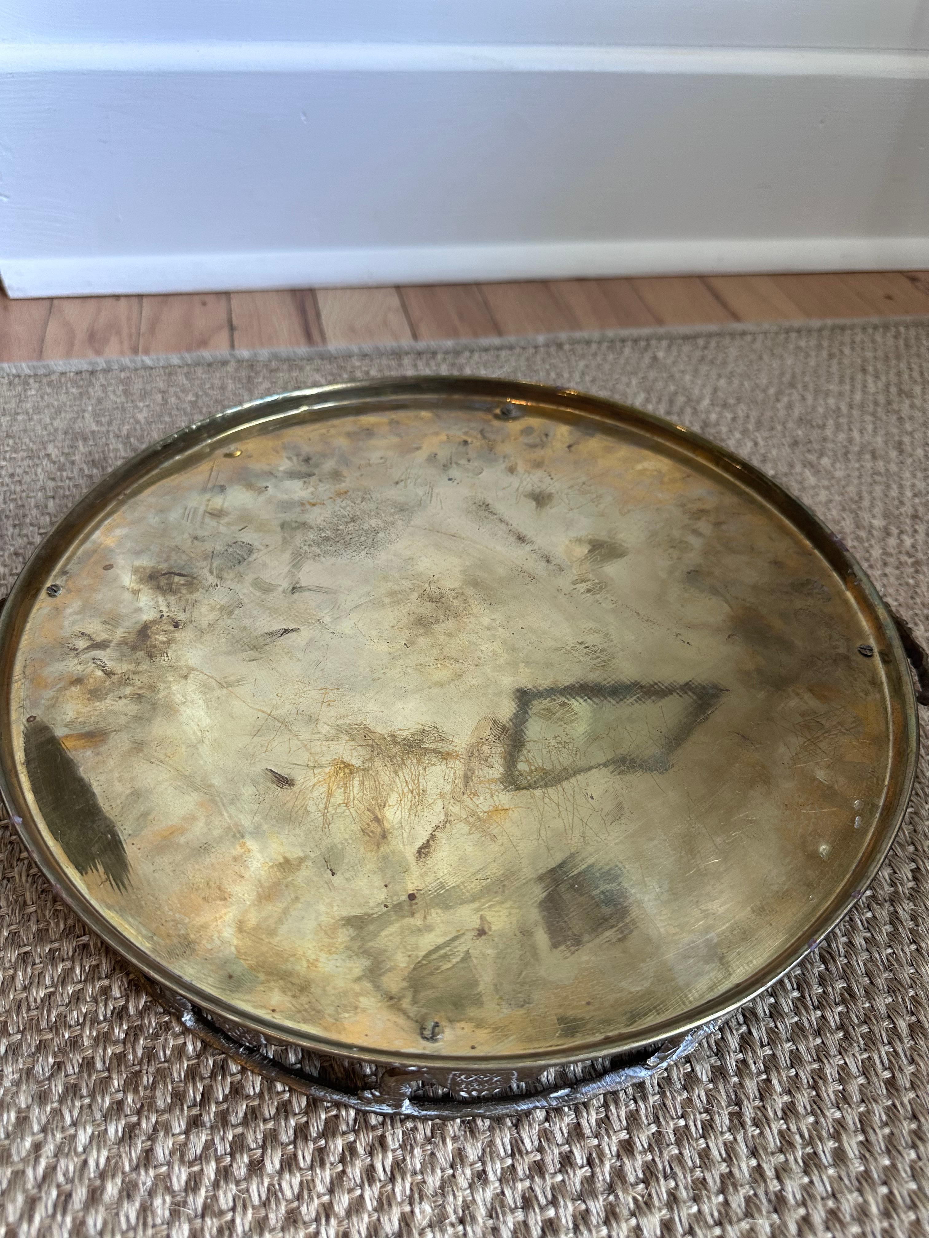 20th Century Metal Tray with Individual Camel Cutouts For Sale