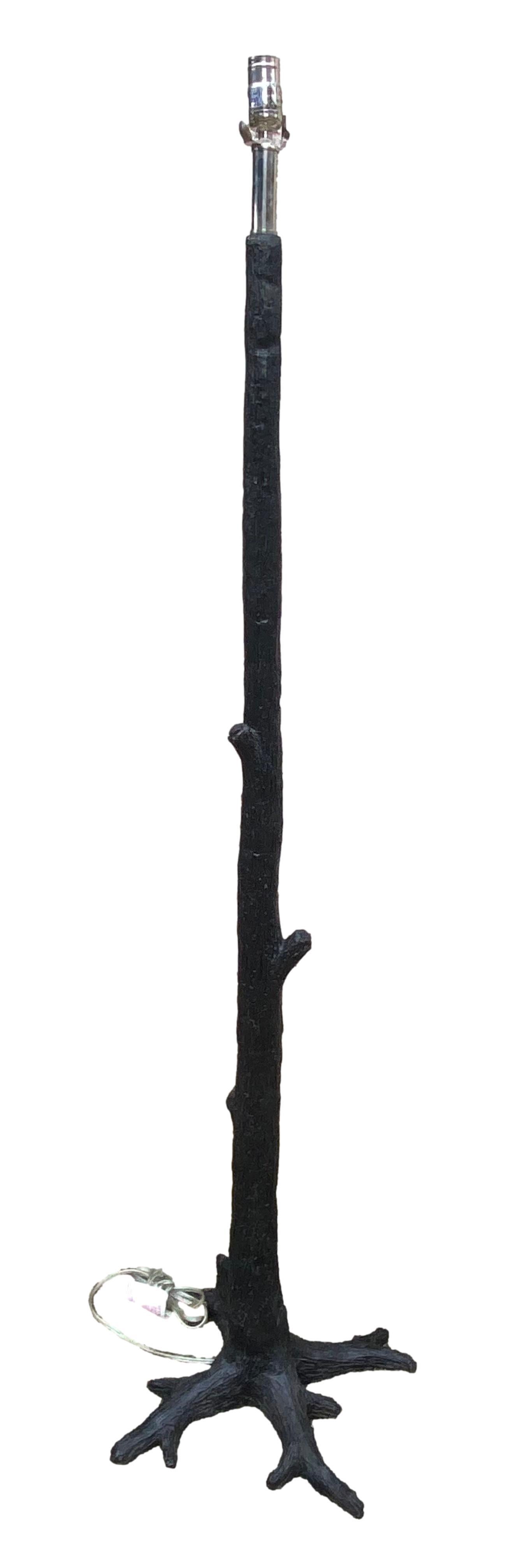 Metal Tree Form Floor Lamp In Good Condition For Sale In East Hampton, NY