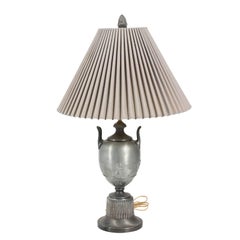 Metal Urn Lamp with Shade