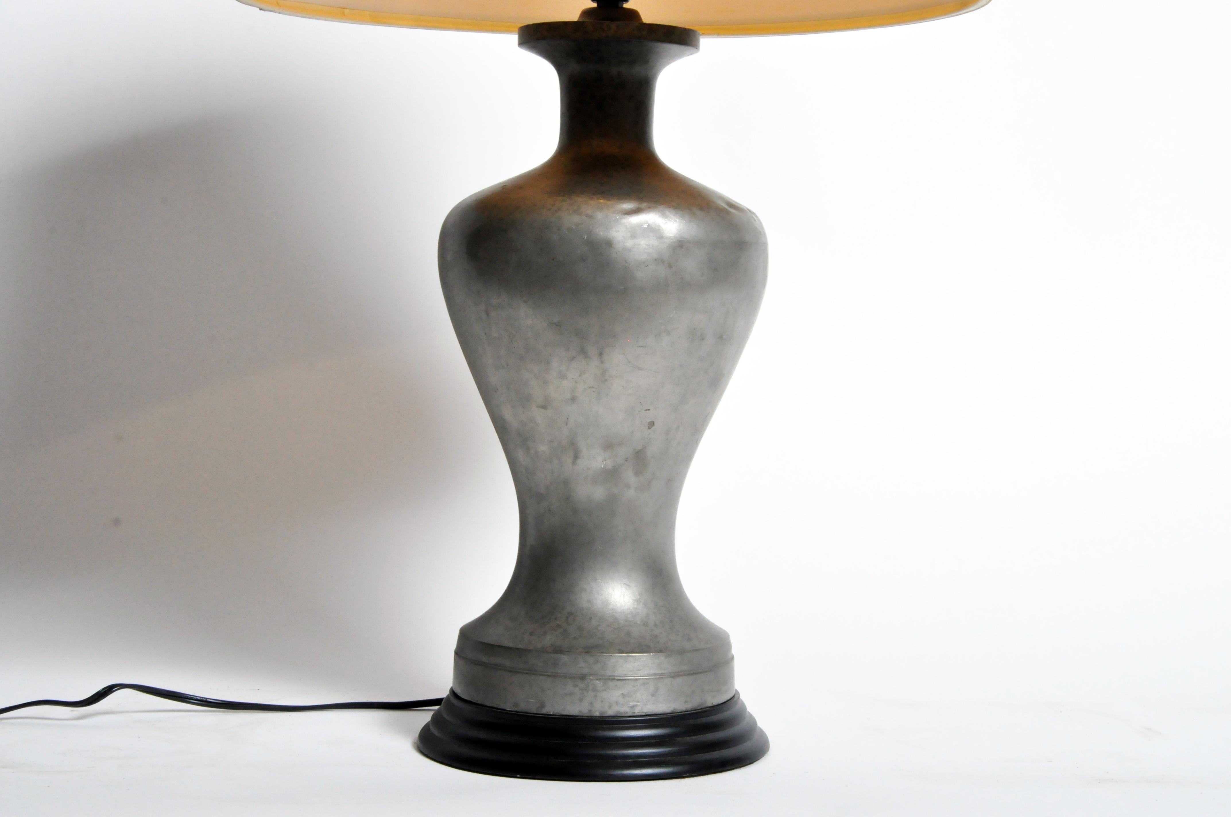 Zinc Metal Vase Lamp