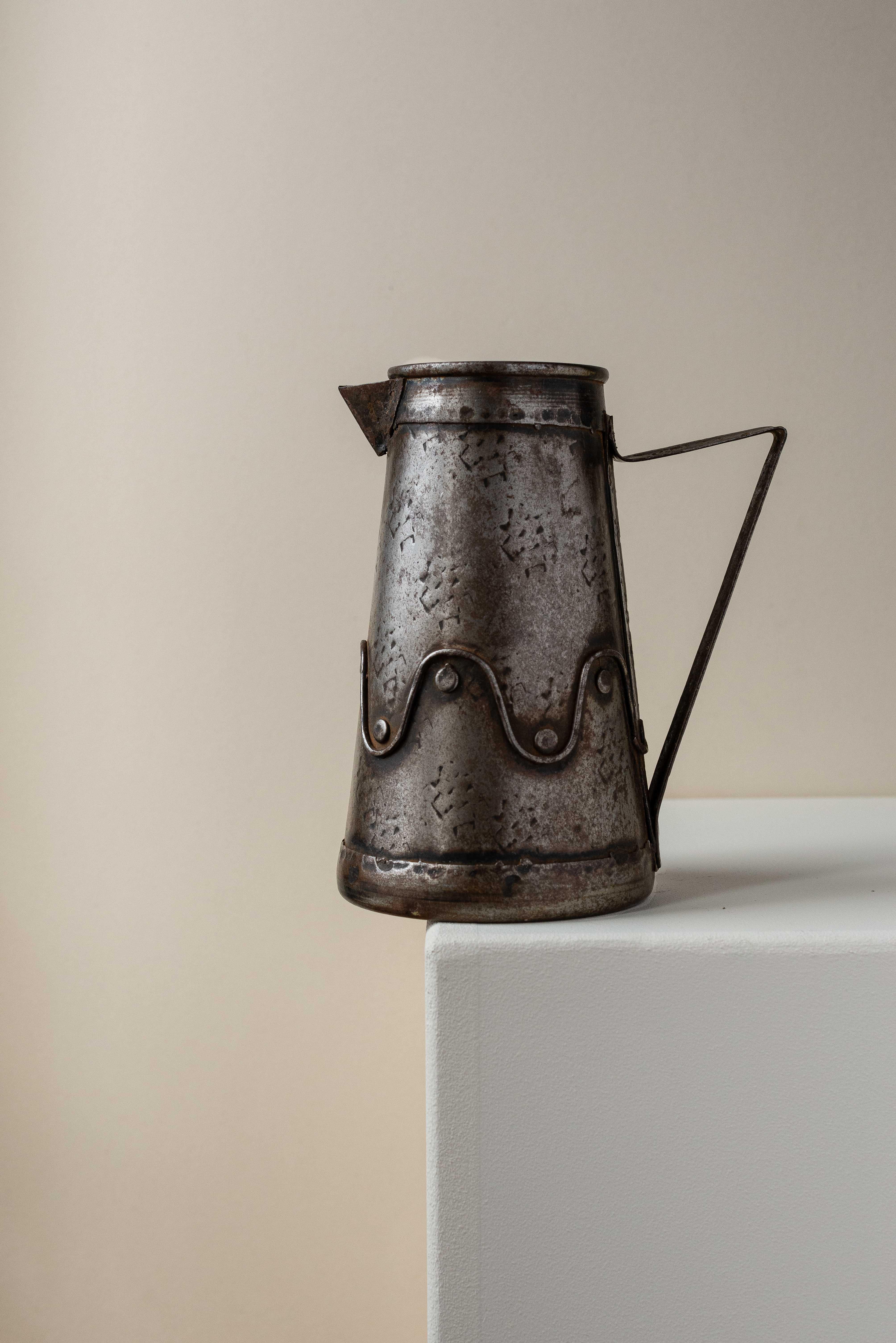 Mid-Century Modern Vase ou pichet, motifs graphiques, vers 1950 en vente