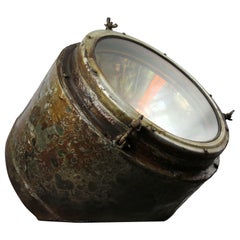 Metal Vintage Industrial Train Locomotive Head Light Floor Lamp