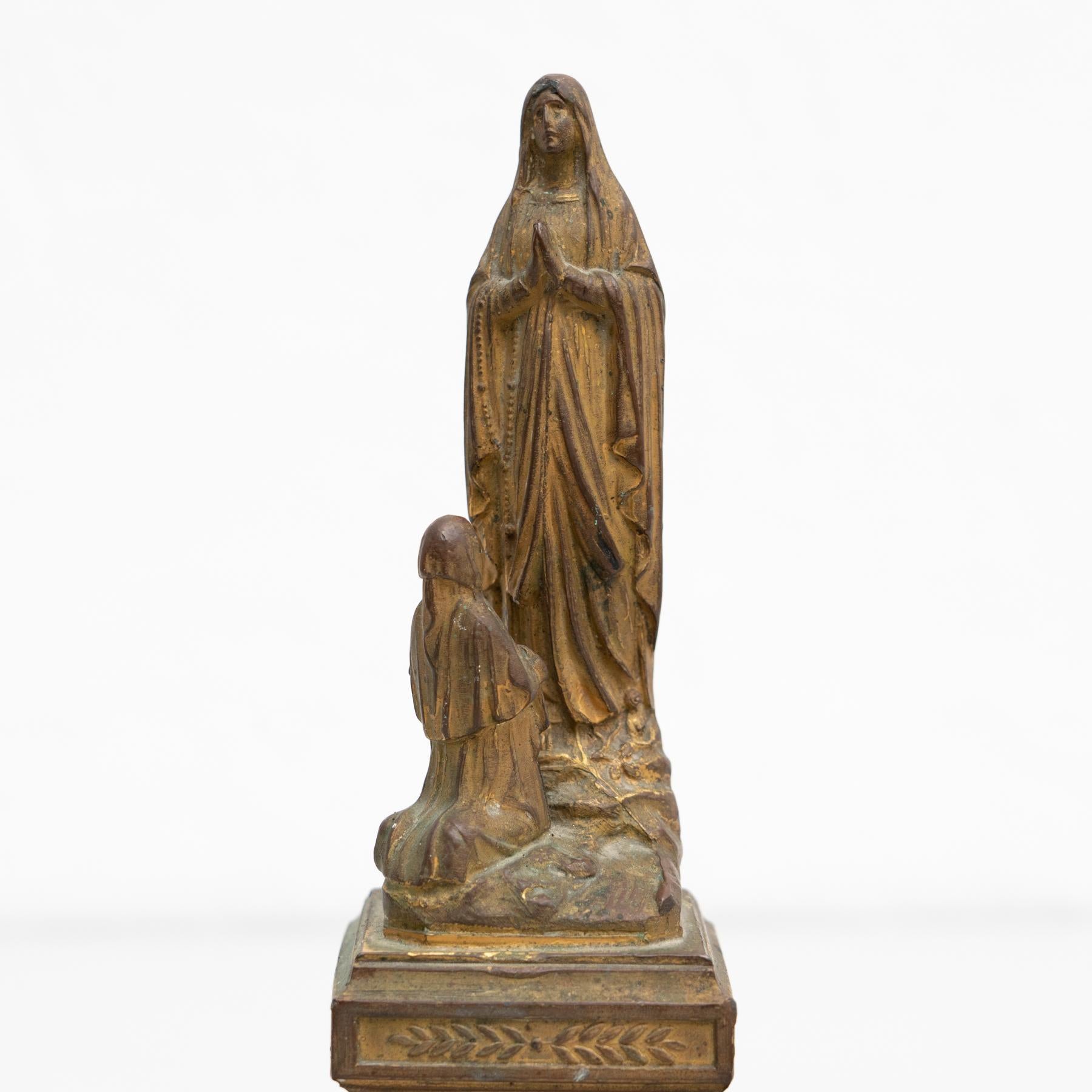 Metal Virgin Memorabilia Figure In Good Condition For Sale In Barcelona, ES