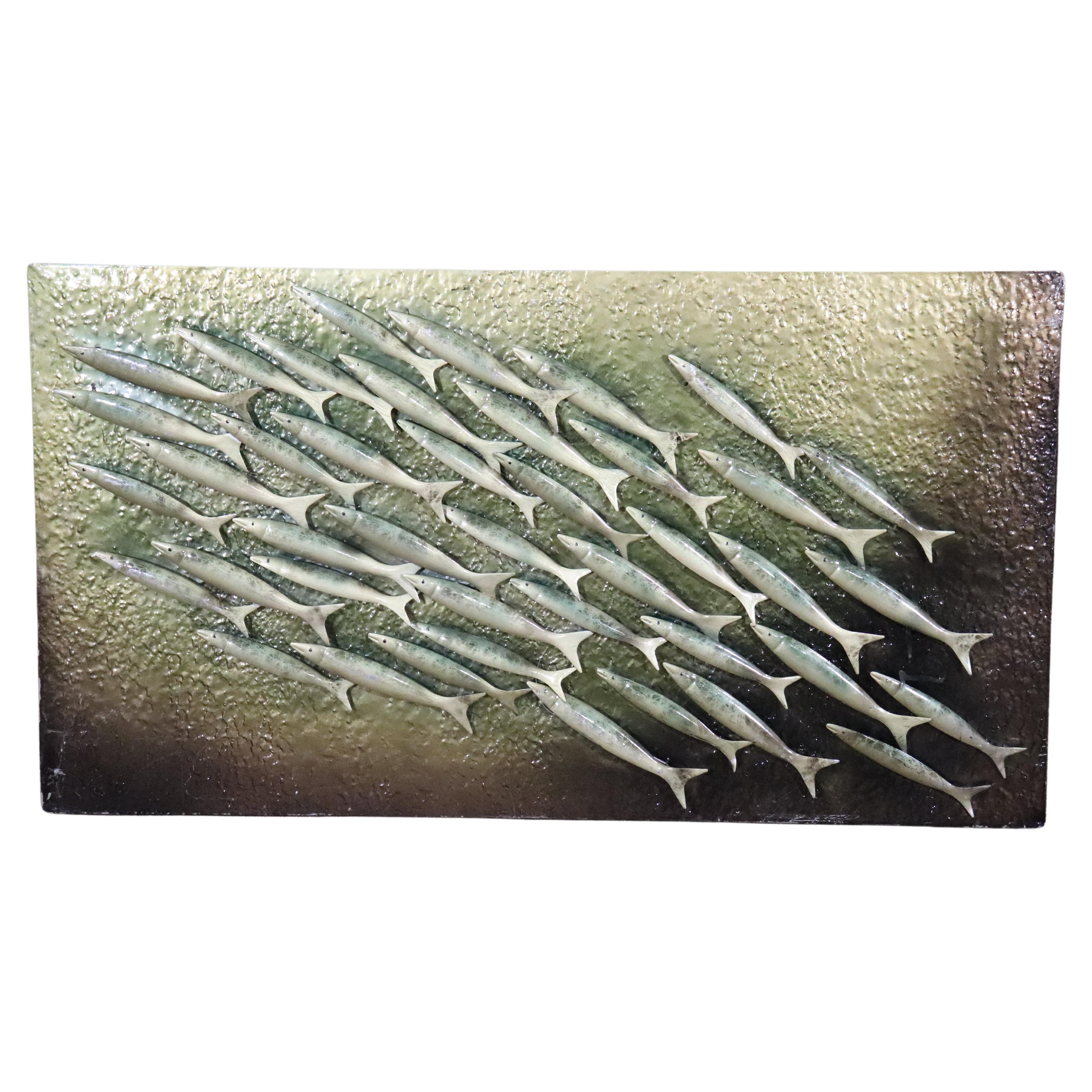 Metal Wall Art of Fish For Sale