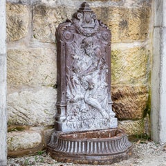 Metal Wall fountain, 20th Century
