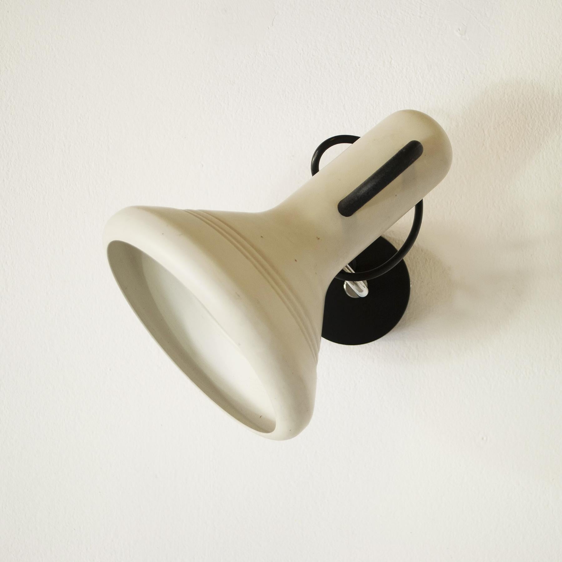 Late 20th Century Metal wall lamps late 1970s For Sale