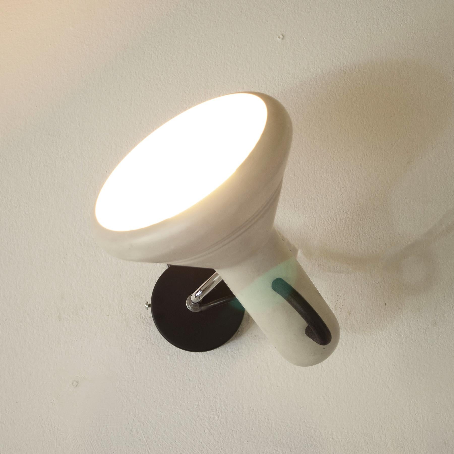 Metal wall lamps late 1970s For Sale 2