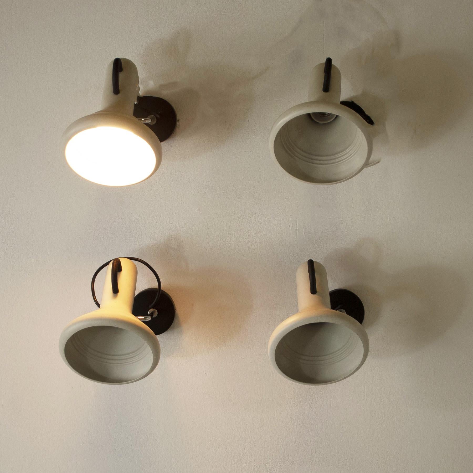 Metal wall lamps late 1970s For Sale 3