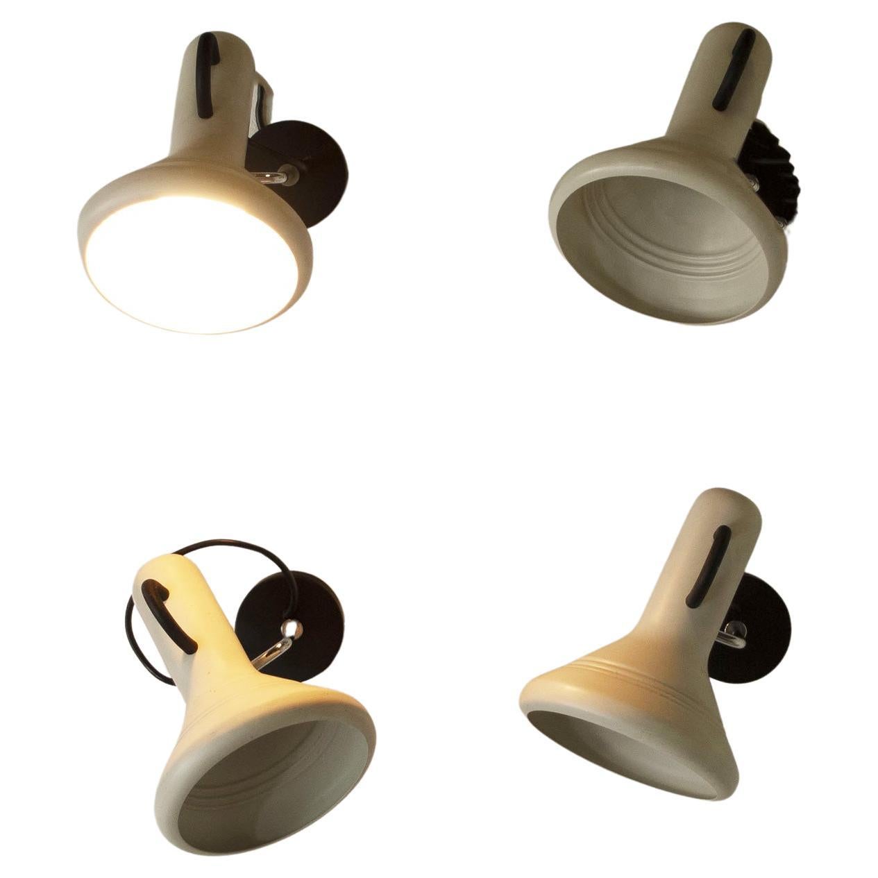 Metal wall lamps late 1970s For Sale