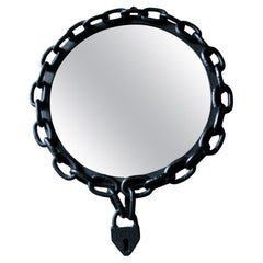 Vintage Metal wall mirror