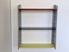 Metal Wall Mounted Shelving Unit by NVF, the Netherlands 1960's