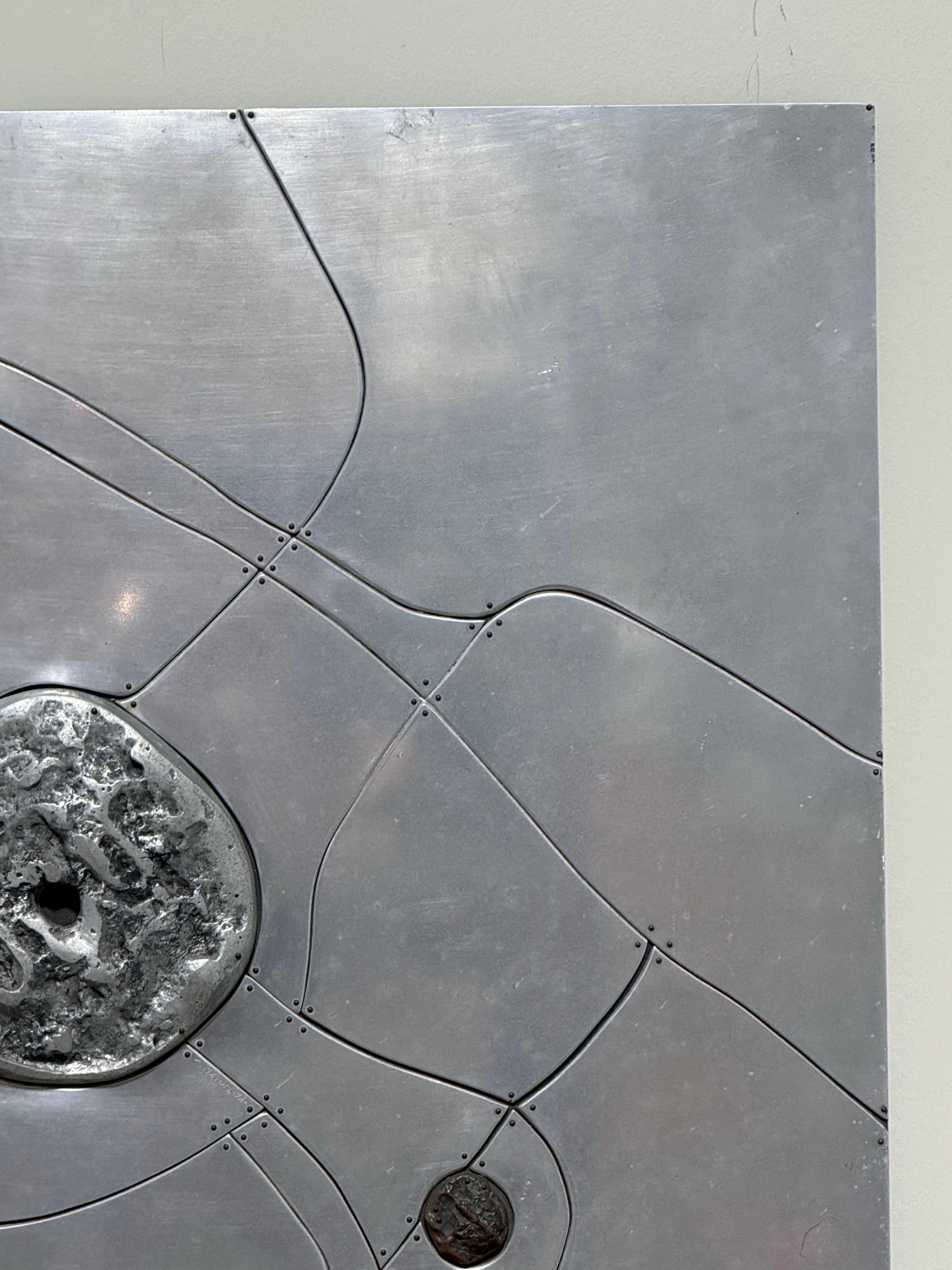 Metal Wall Relief by Charles Pebworth For Sale 6