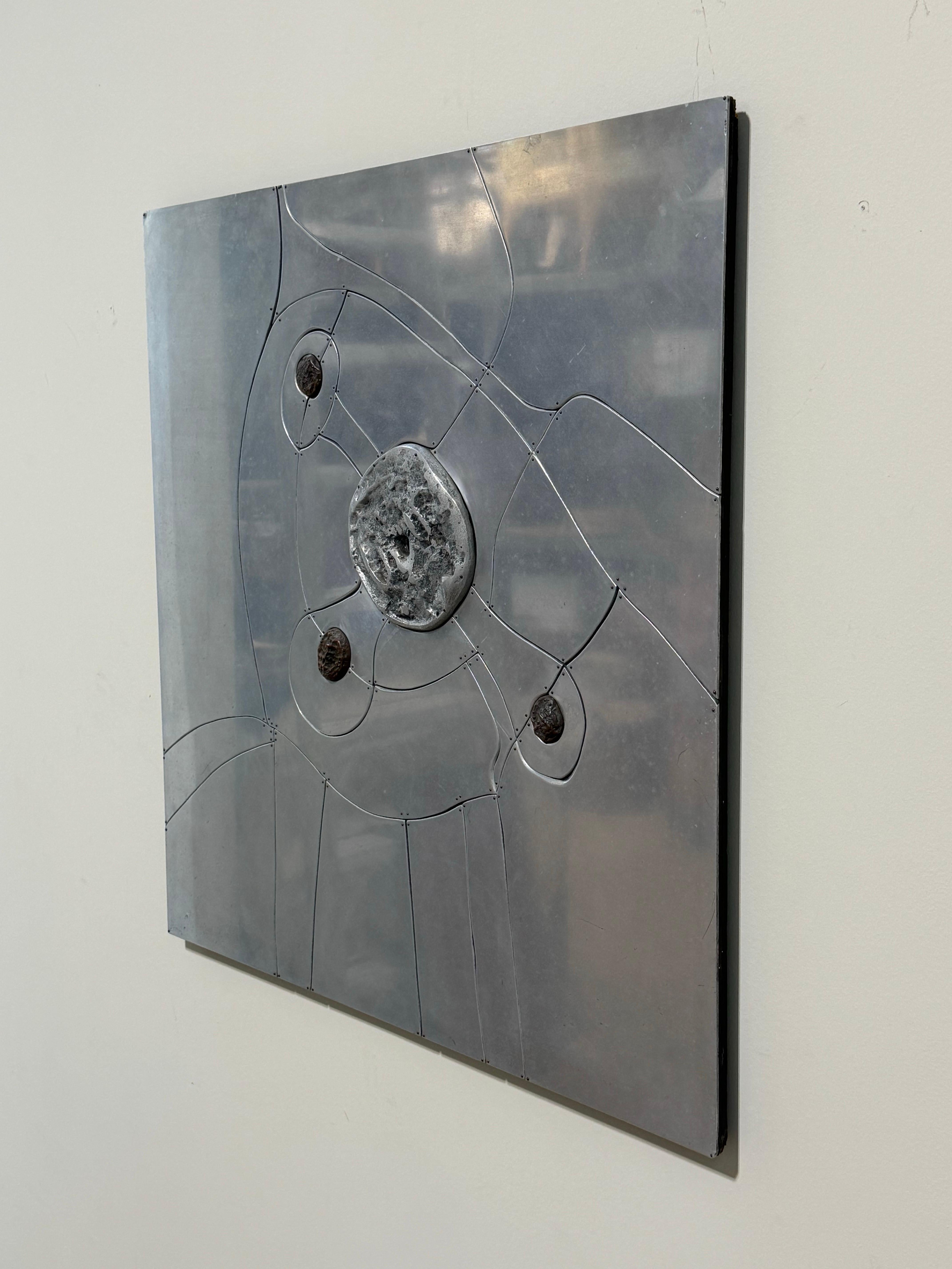 Metal Wall Relief by Charles Pebworth For Sale 10