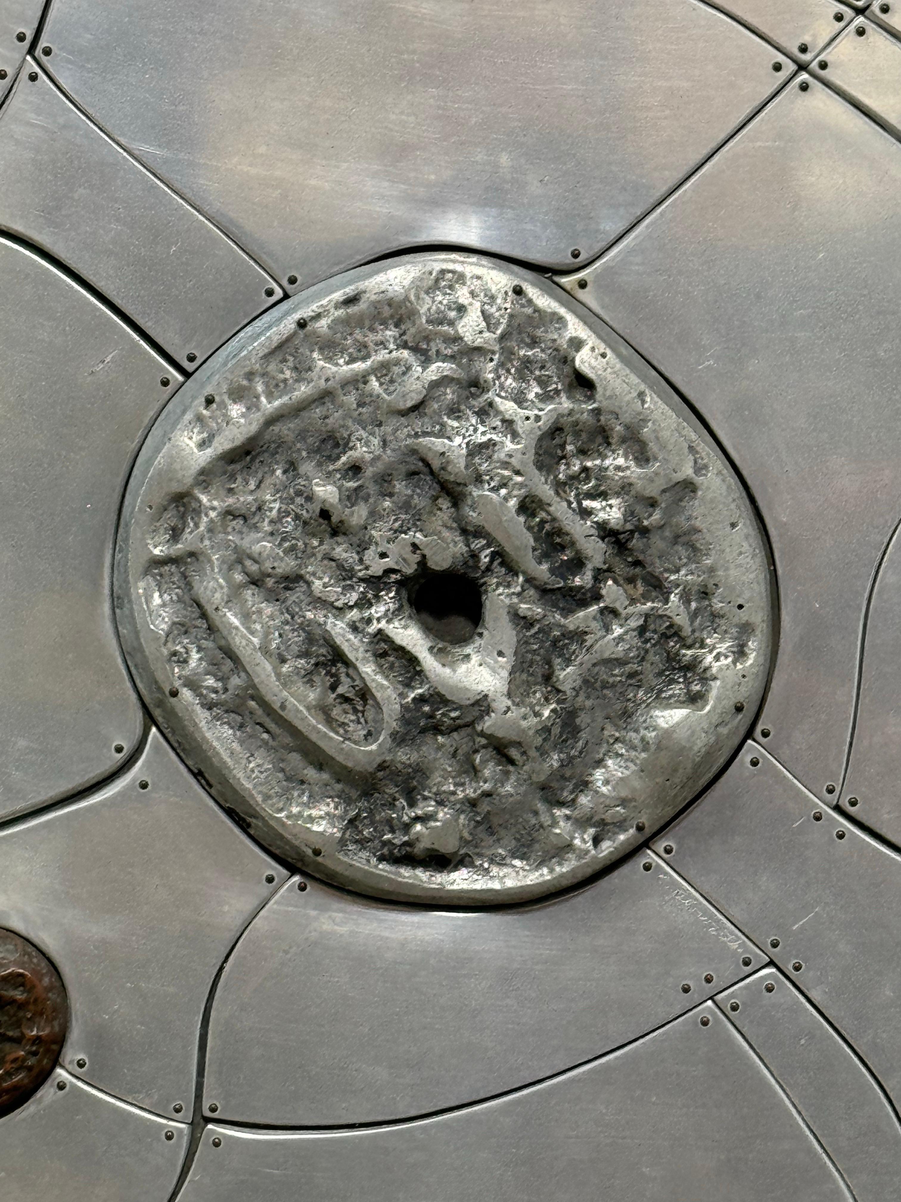 Metalwork Metal Wall Relief by Charles Pebworth For Sale