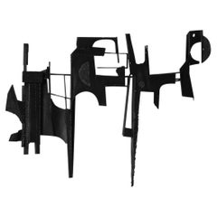Scultura da parete in metallo di Nerone and Patuzzi, Italia 1960