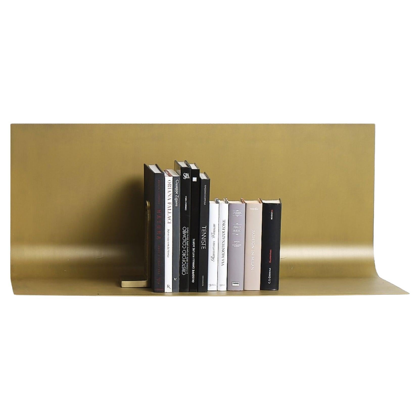 Etagère murale en métal Mogg Sfoglia - Bronze patiné en vente