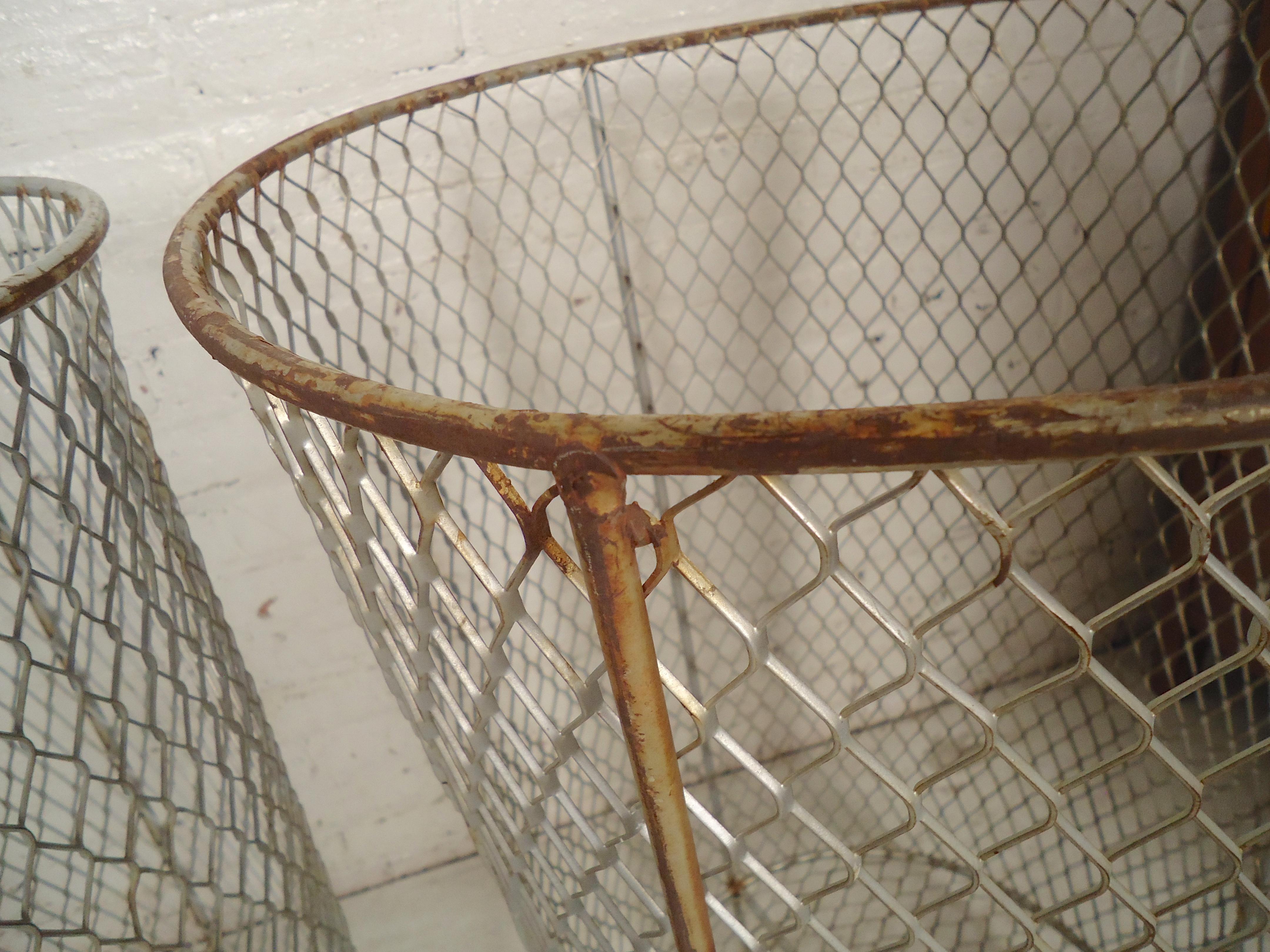 waste basket metal