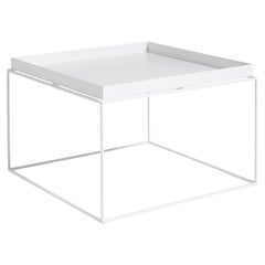 Metal White Tray Coffee / Side Table by Hay 