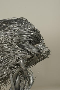 Metal Wire Abstract Sculpture