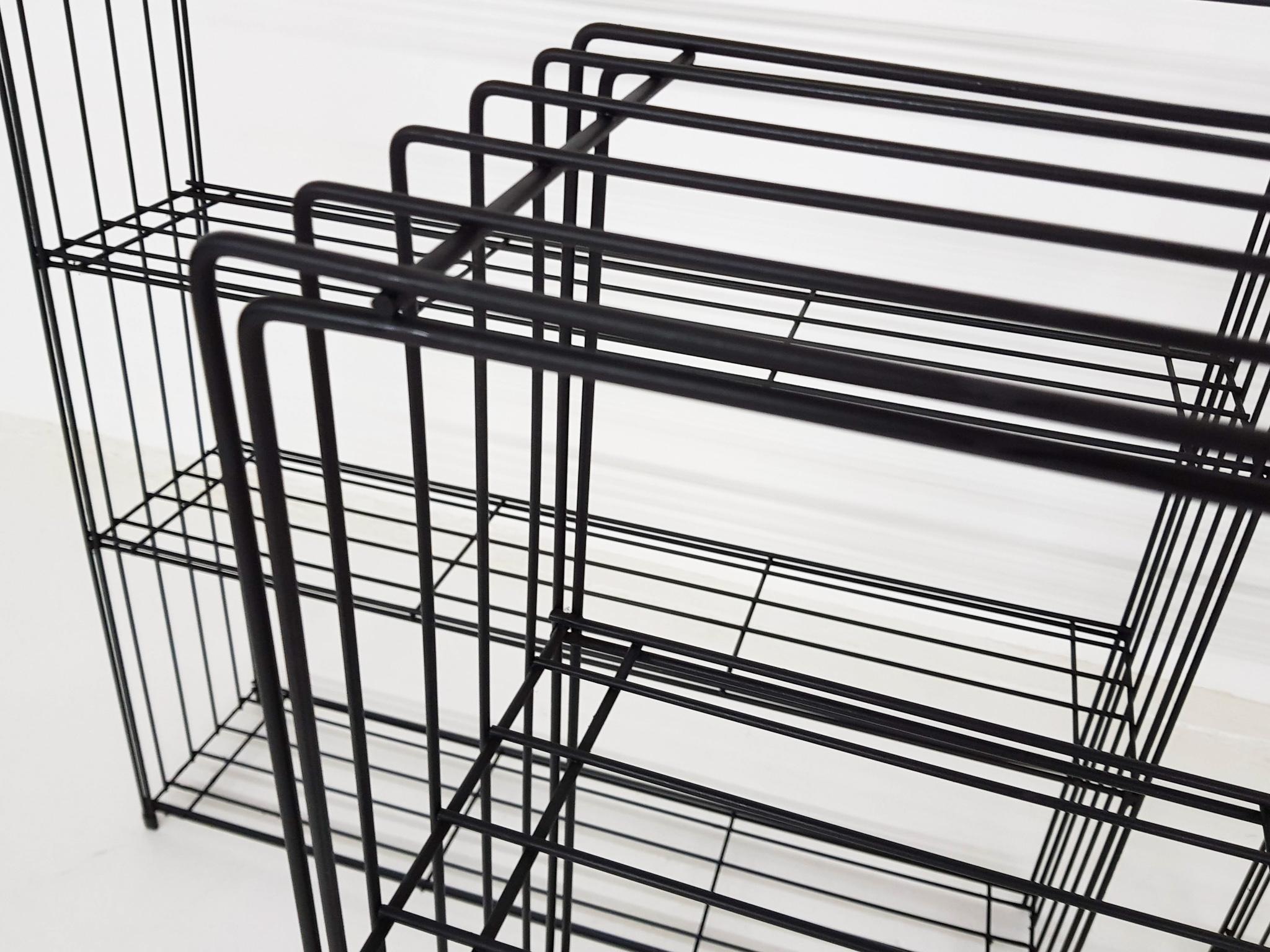 20th Century Metal Wire Room Divider or Bookcase by Tjerk Reijenga for Pilastro, Dutch, 1960s
