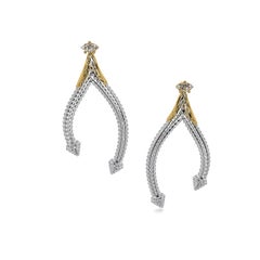 Metal x Wire 'Bold Chandelier Ear Jacket' in 18kt Gold with 4.5 Carat Diamonds