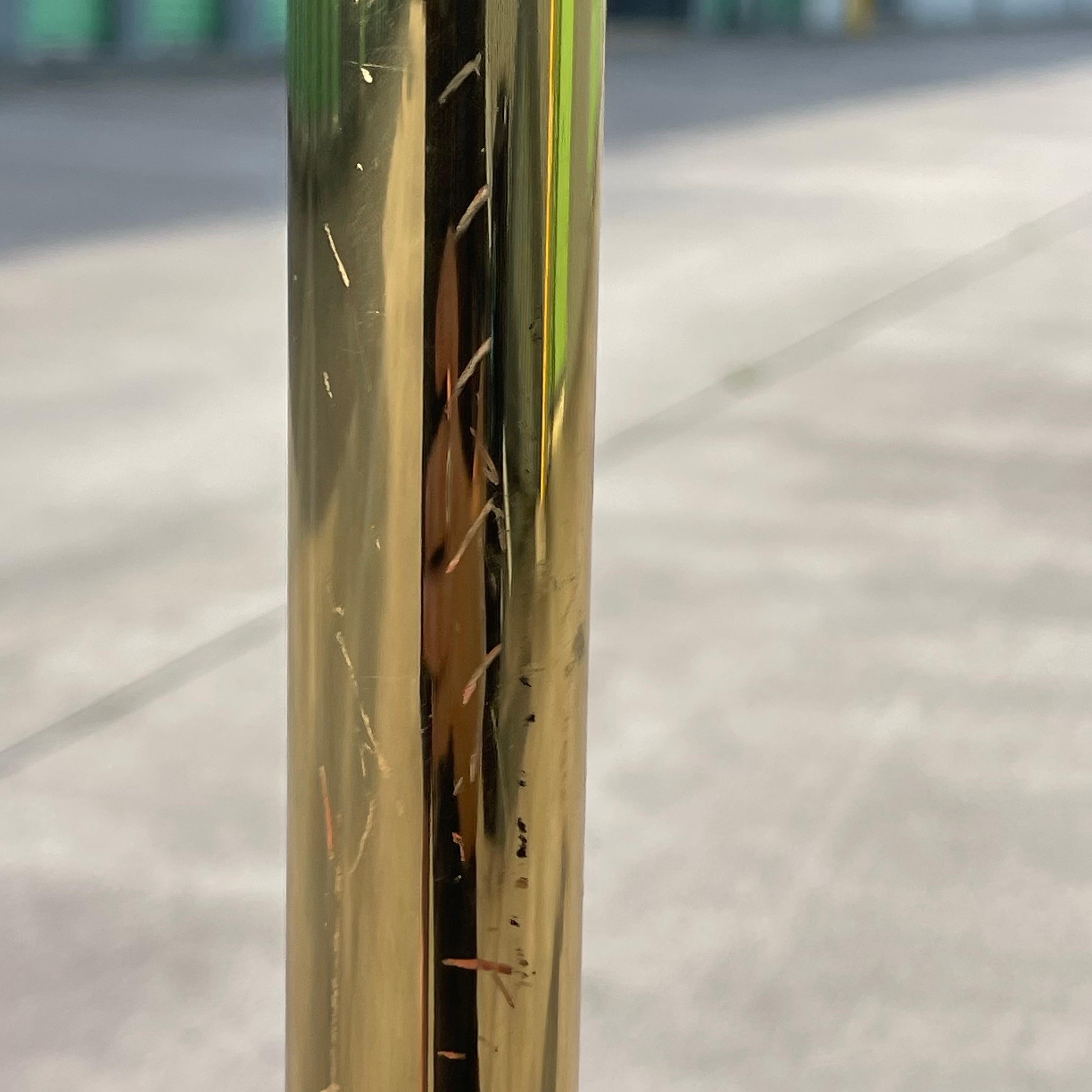 Metalarte para Hansen Lámpara de lectura de latón de altura regulable en venta 7
