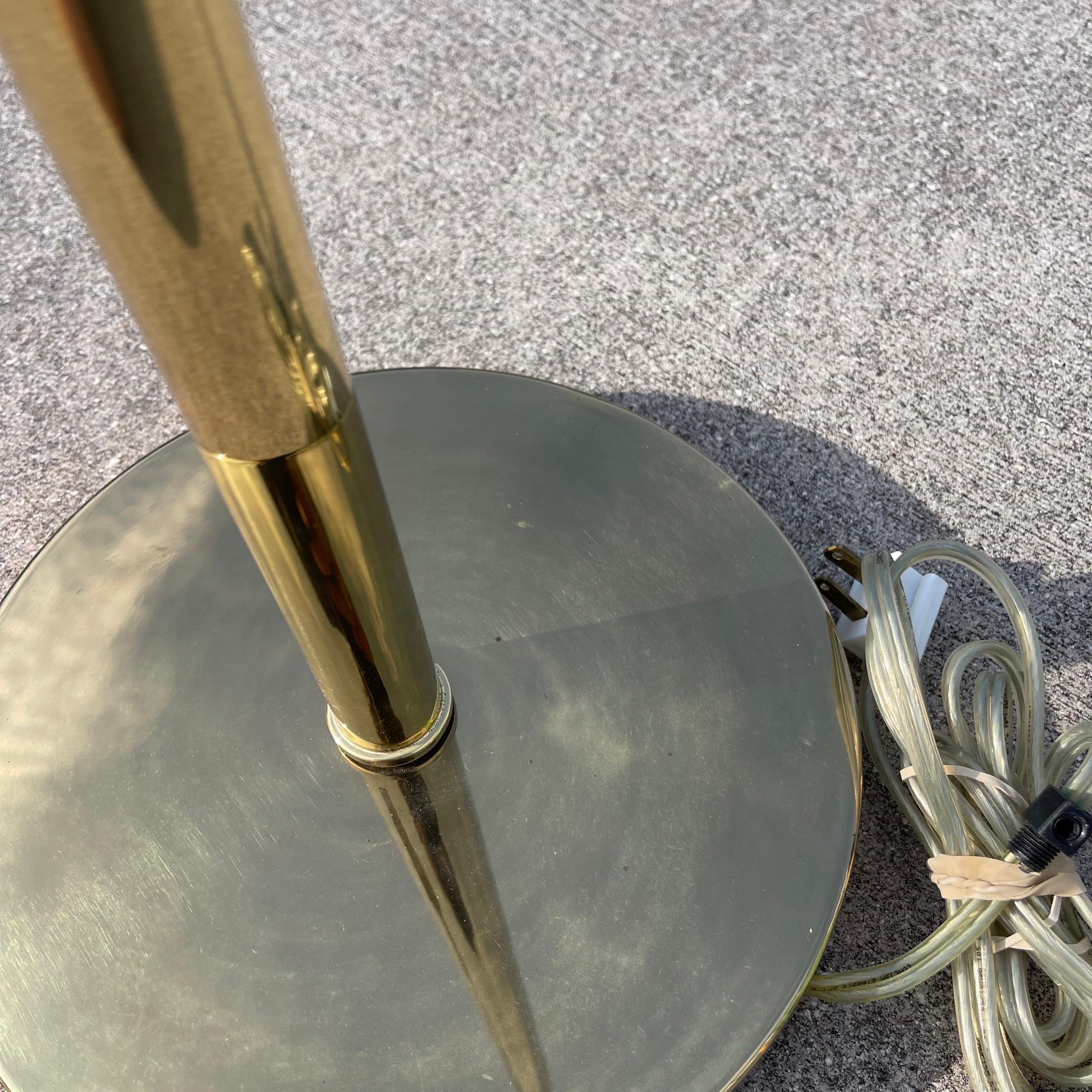 Metalarte para Hansen Lámpara de lectura de latón de altura regulable en venta 9