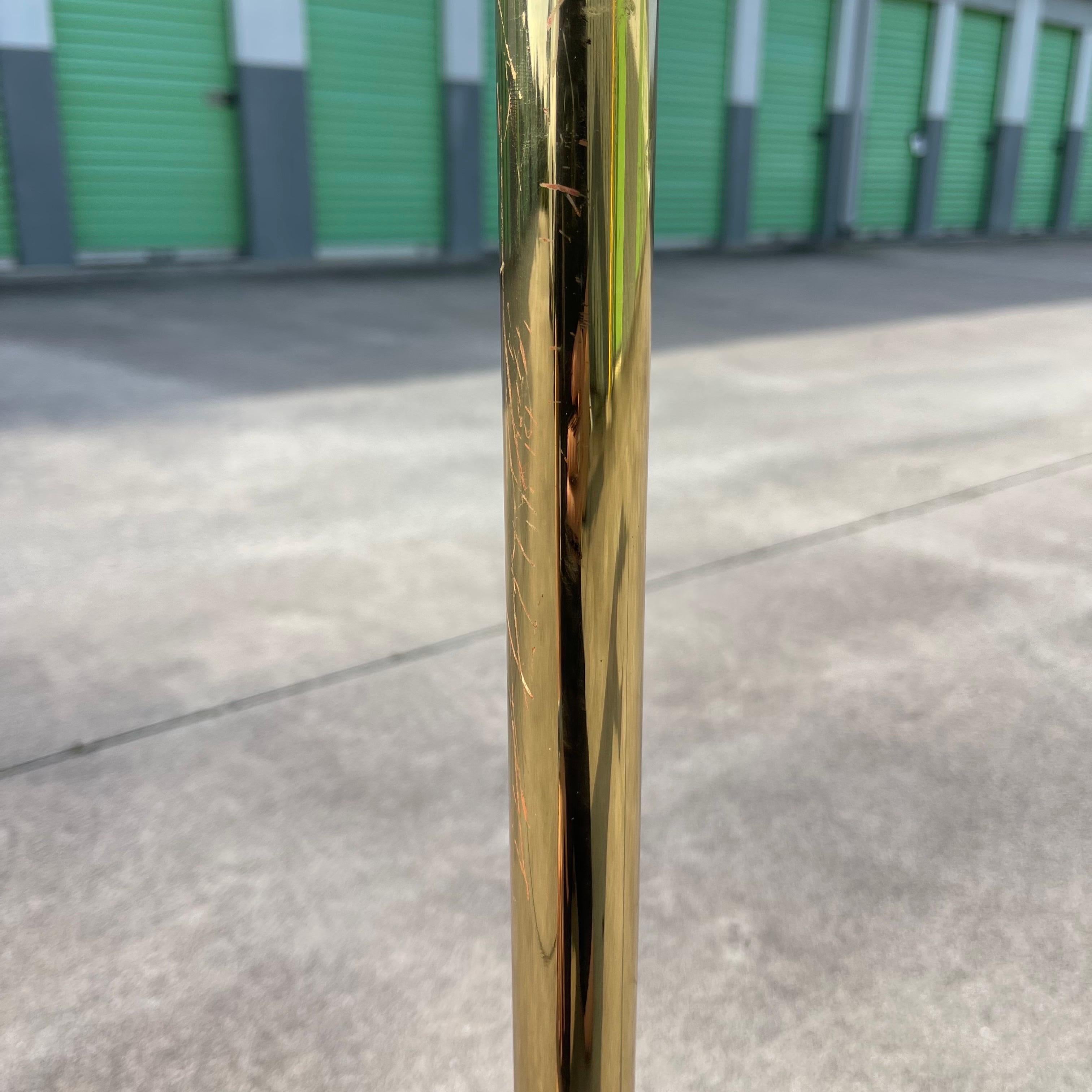 Metalarte para Hansen Lámpara de lectura de latón de altura regulable en venta 4