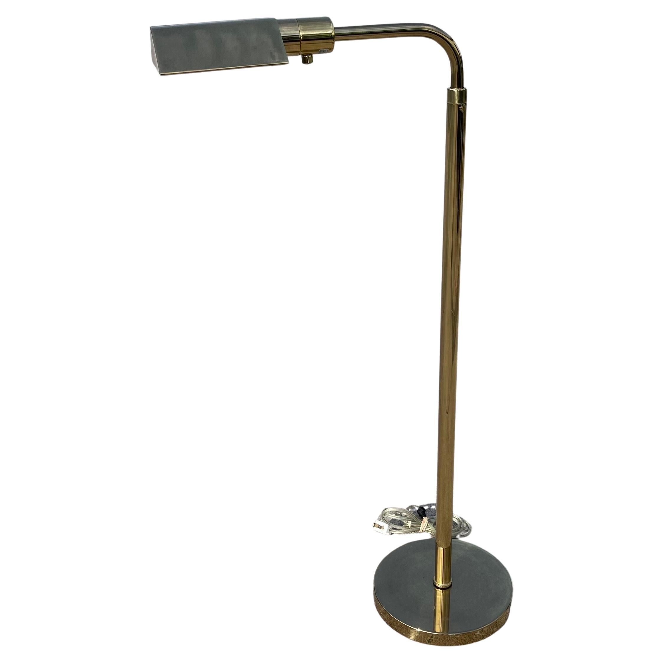 Metalarte for Hansen Adjustable Height Brass Reading Lamp