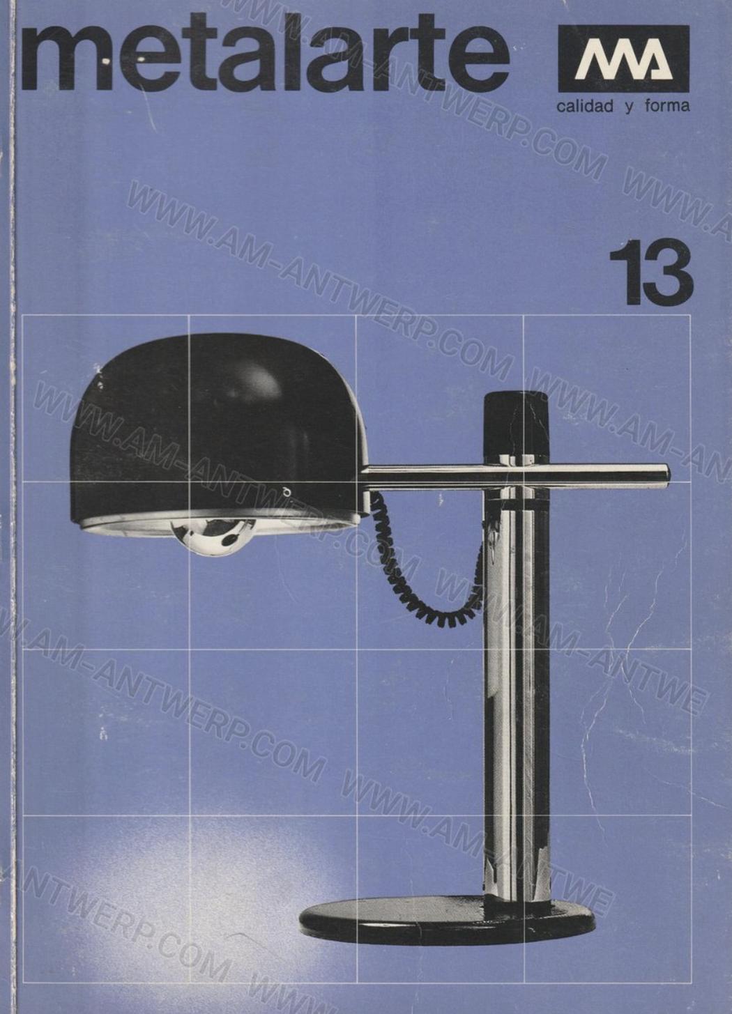 Metalarte w/ adjustable arm and head by Enrique Franch: A 1970s Spanish Design For Sale 12