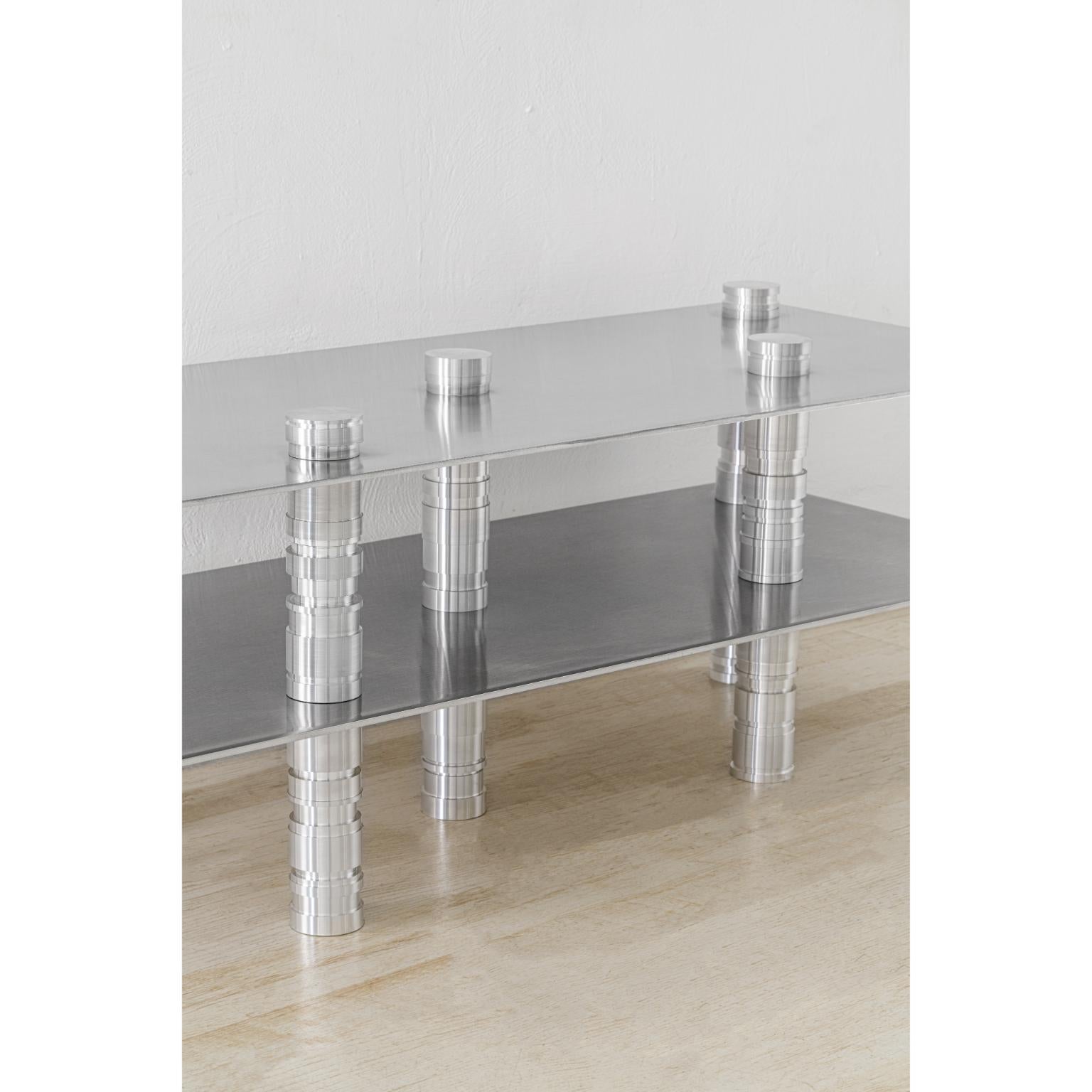 Postmoderne Table basse Metalique par Millim Studio en vente