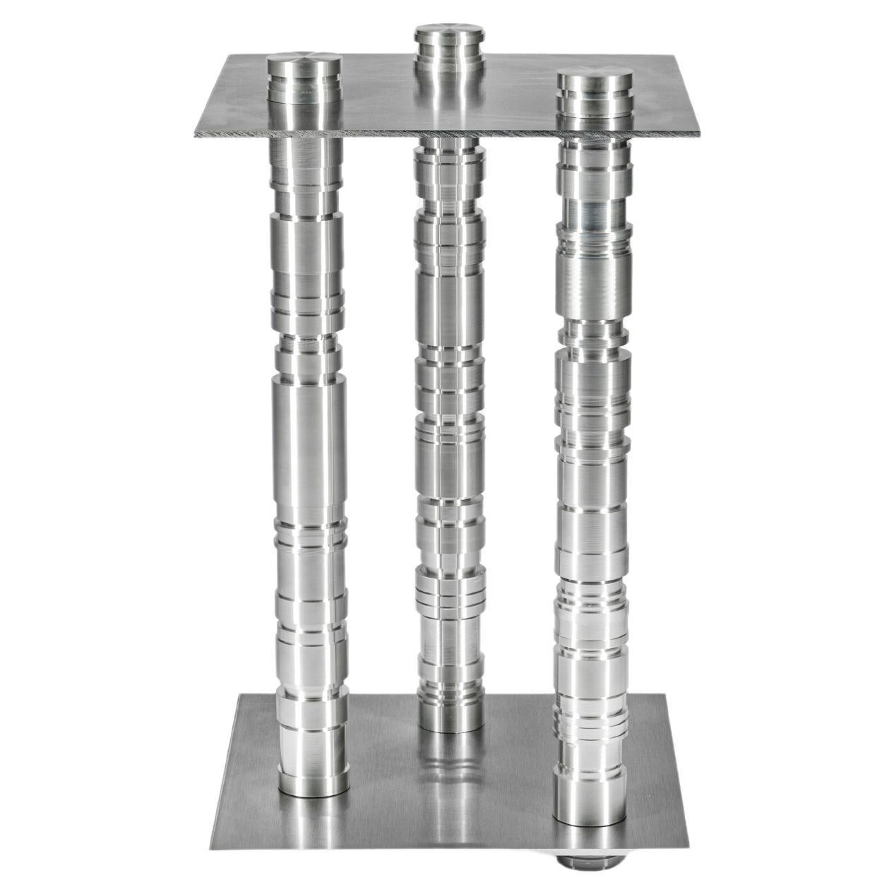 Metalique Side Table by Millim Studio