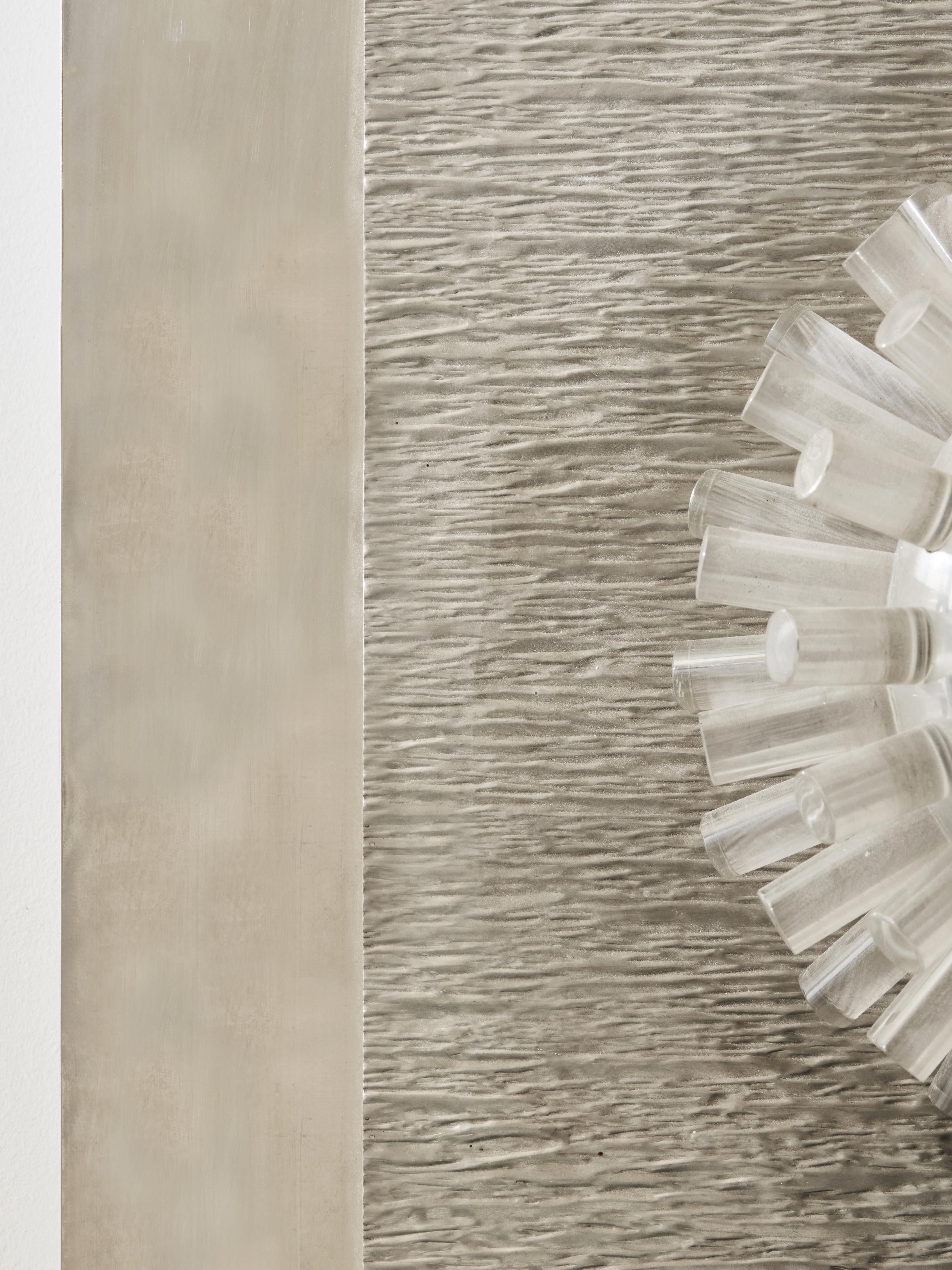 Late 20th Century Metall and PLexiglass Wall Sconces by Gaetano Missaglia For Sale