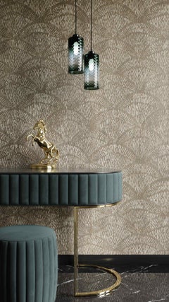 Fabscarte Metallic Handmade and Hand Painted Wallpaper, Dune