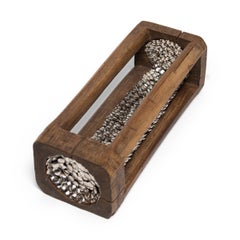 Applique à bougie cloutée en argent de Brian Stanziale