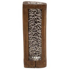 Silver Studded Candle Sconce by Brian Stanziale