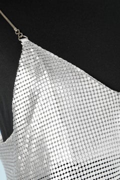 Metallic Chainmail tank top