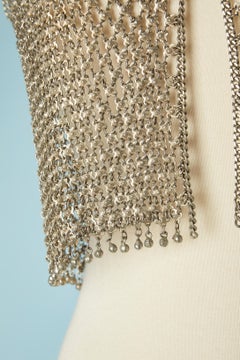 Metallic chainmail vest Circa 1970's