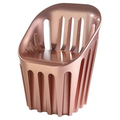 Metallic Copper Glossy Coliseum Chair by Alvaro Uribe