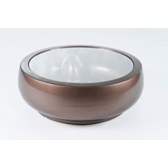 Tavolino Chubby in rame metallizzato laccato lucido di Marcel Wanders